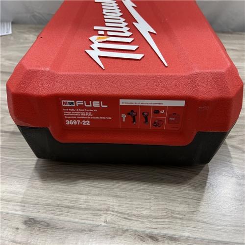 AS-IS Milwaukee FUEL 18V Lithium-Ion Brushless Cordless Hammer Drill and Impact Driver Combo Kit