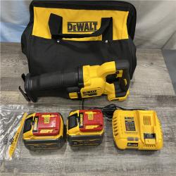 AS-IS DEWALT FLEXVOLT 60-Volt MAX Cordless Brushless Reciprocating Saw Kit