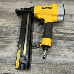 AS-IS DEWALT Corded Pneumatic 16-Gauge 1 in. Crown Lathing Stapler