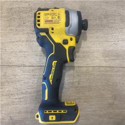AS-IS DEWALT ATOMIC 20V MAX Cordless Brushless Compact 1/4 in. Impact Driver (Tool Only)