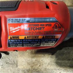 HOUSTON LOCATION - AS-IS Milwaukee 2569-20 12V Cordless 3/8 Extended Reach High Speed Ratchet (Tool Only)