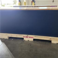 DALLAS LOCATION-  Husky Tool Storage Heavy Duty 84 in. W x 24 in. D Matte Blue Mobile Workbench Cabinet