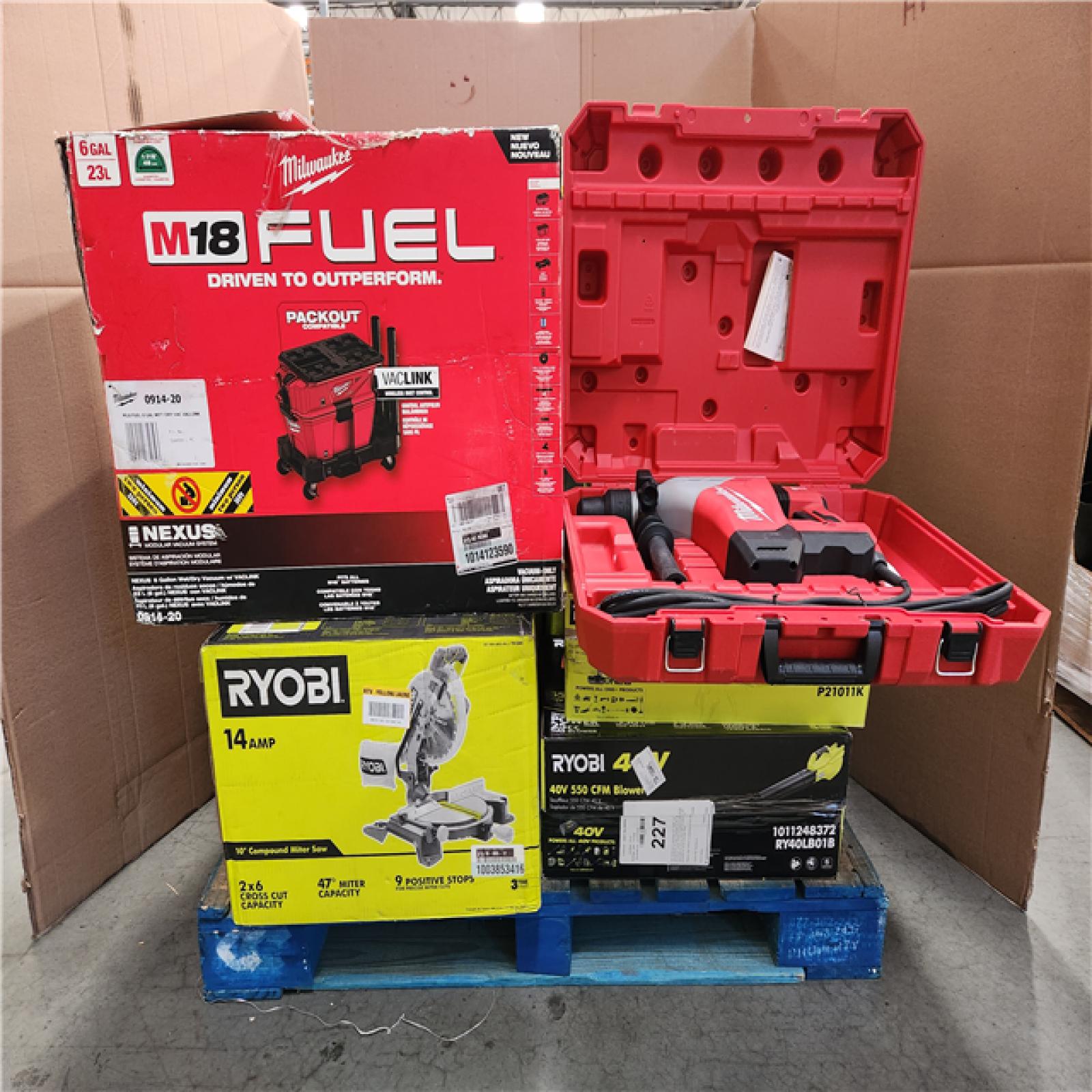 CALIFORNIA AS-IS TOOL PALLET