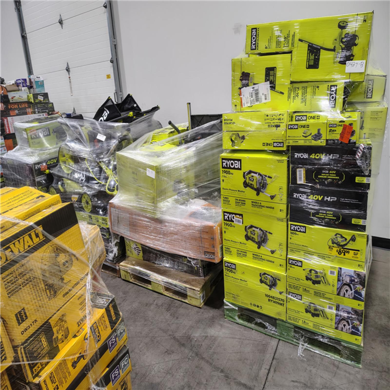 Pittston Location As-Is Power Tools Partial Truckload (11 Pallets) 0427-B