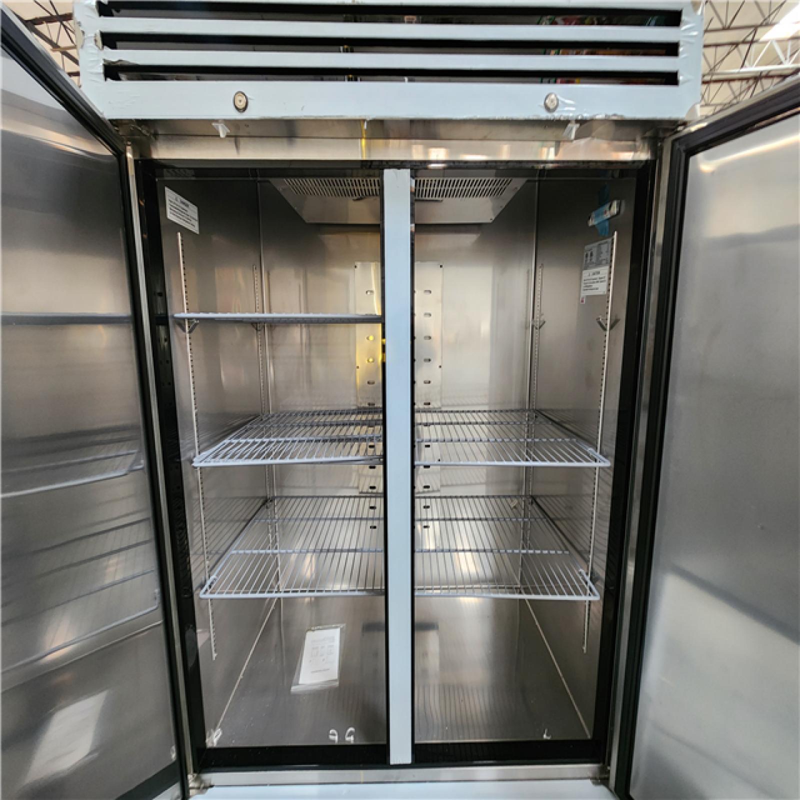California AS-IS Commercial Freezer, Reach in two-door