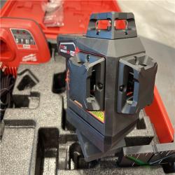 AS-IS - Milwaukee M12 12-Volt Lithium-Ion Cordless Green 250 ft. 3-Plane Laser Level Kit