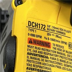 AS-IS DEWALT ATOMIC 20V MAX Cordless Brushless Ultra-Compact 5/8 in. SDS Plus Hammer Drill (Tool Only)