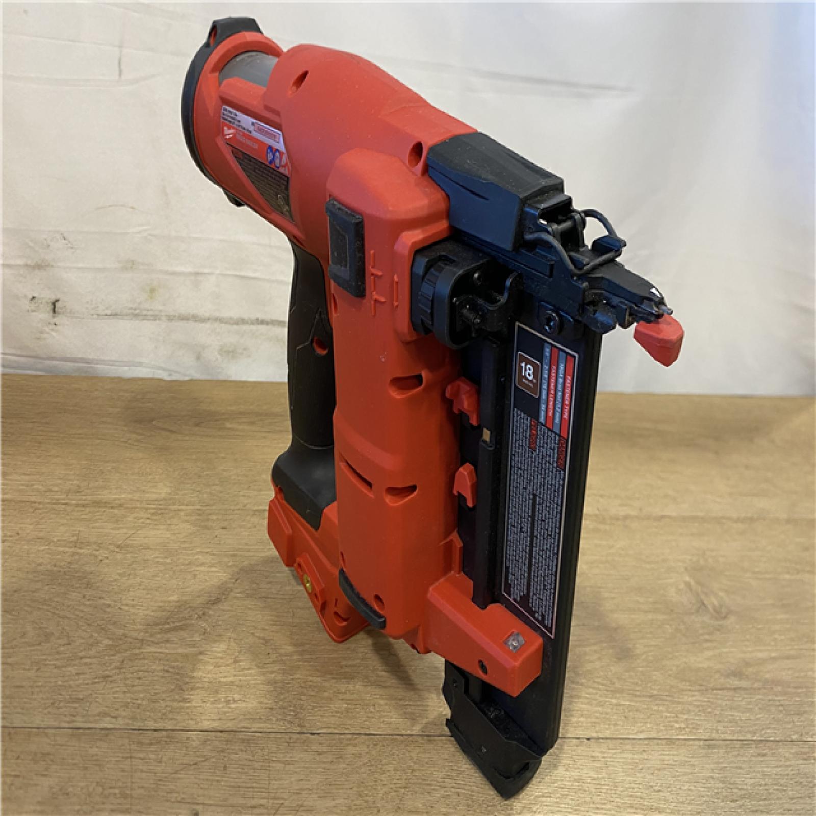 AS-IS Milwaukee FUEL 18-Volt Lithium-Ion Brushless Cordless Gen II 18-Gauge Brad Nailer (Tool-Only)