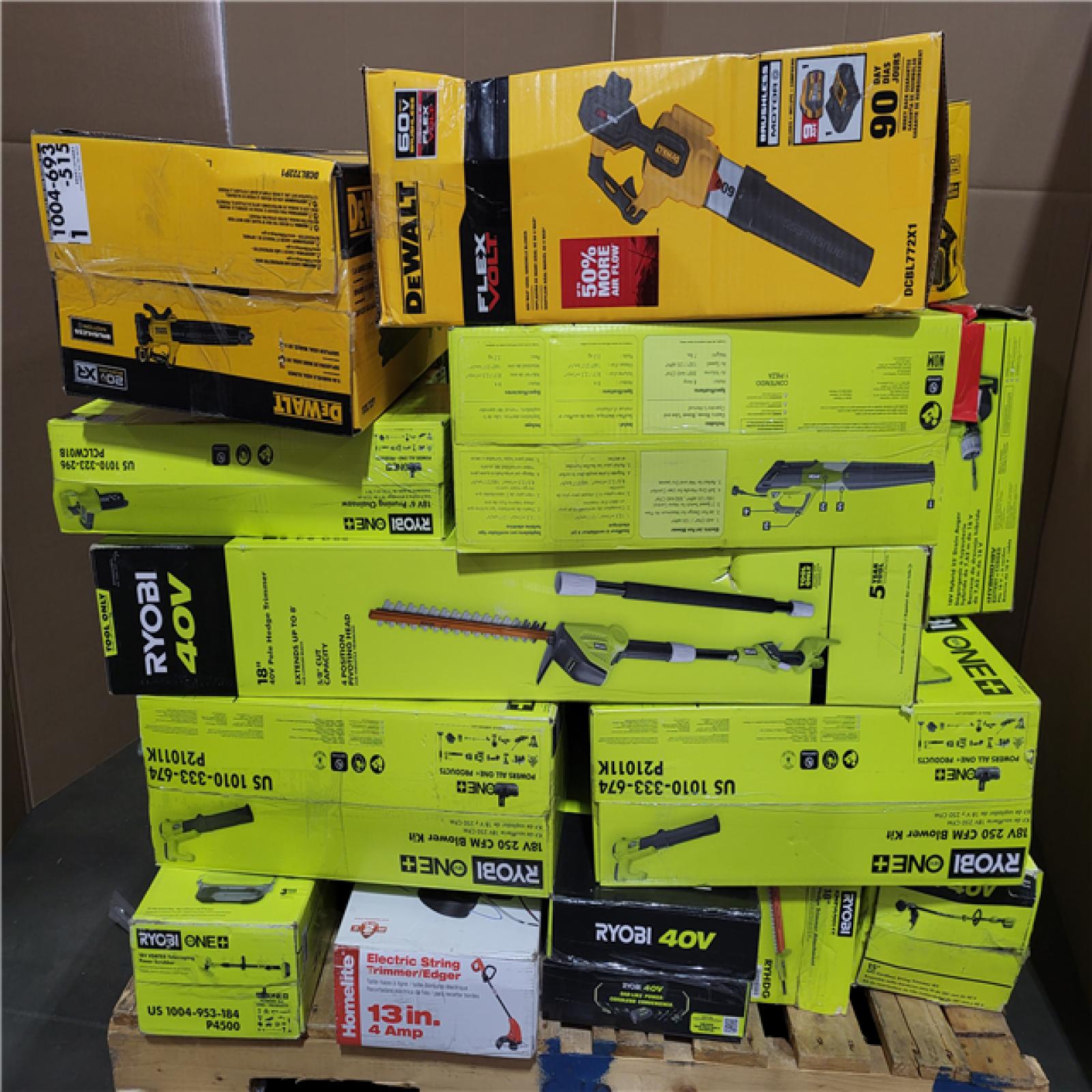 CALIFORNIA AS-IS TOOL pallet