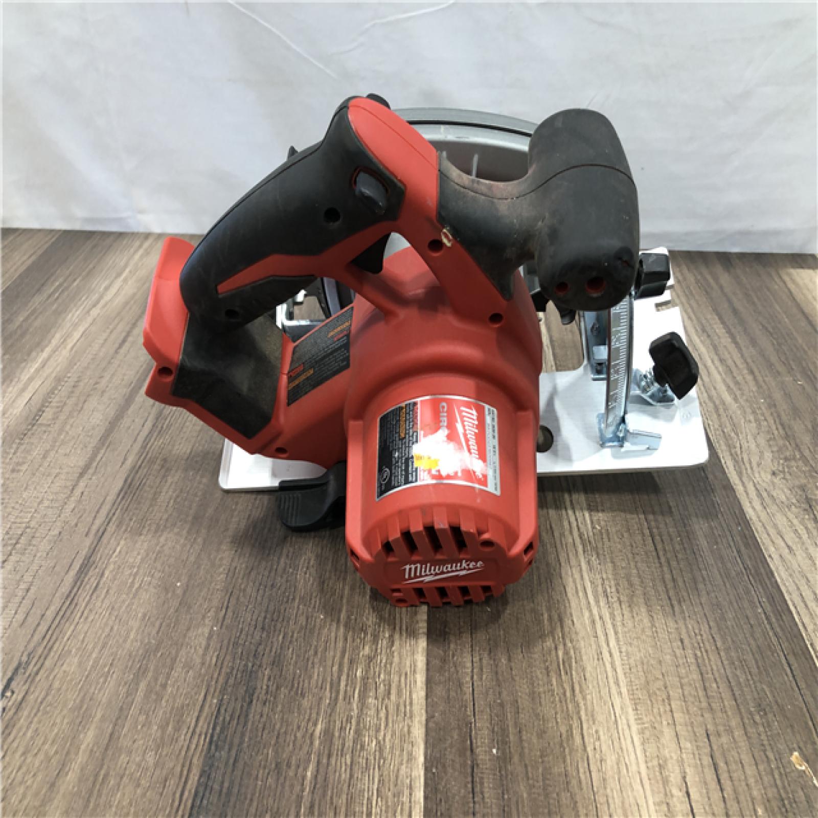AS-IS Milwaukee 18V Lithium-Ion Cordless 6-1/2 in. Circular Saw (Tool-Only)