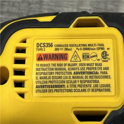 AS-IS DEWALT 20V MAX XR Cordless Brushless 3-Speed Oscillating Multi Tool Kit