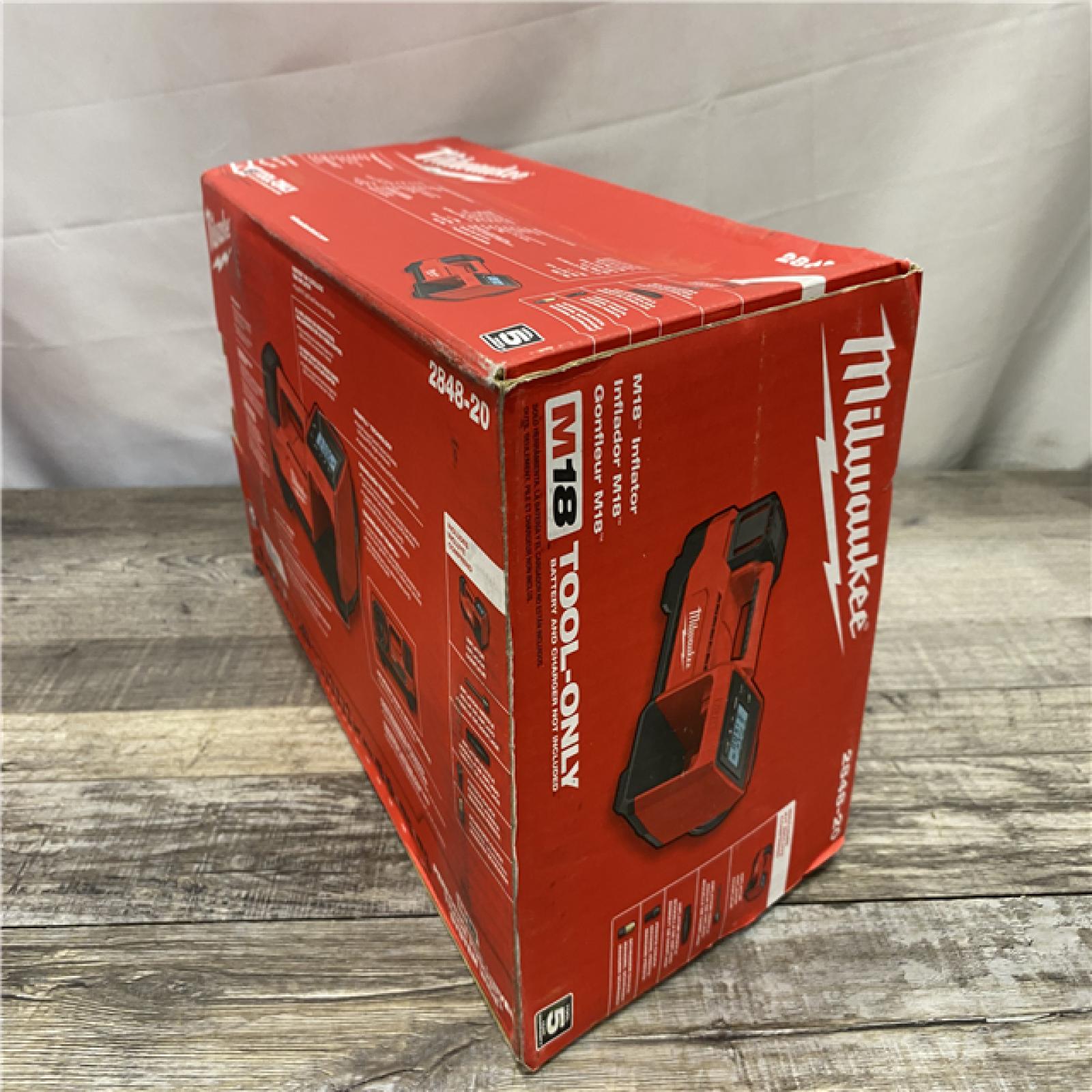 NEW - Milwaukee 18-Volt Lithium-Ion Cordless Portable Inflator (Tool-Only)