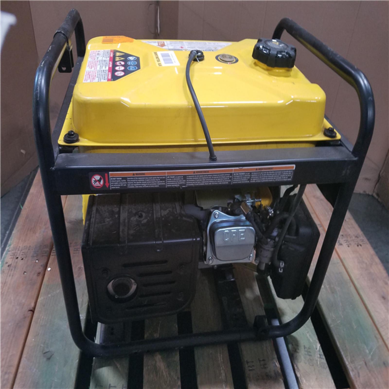 CALIFORNIA AS-IS CHAMPION DUAL FUEL PORTABLE GENERATOR