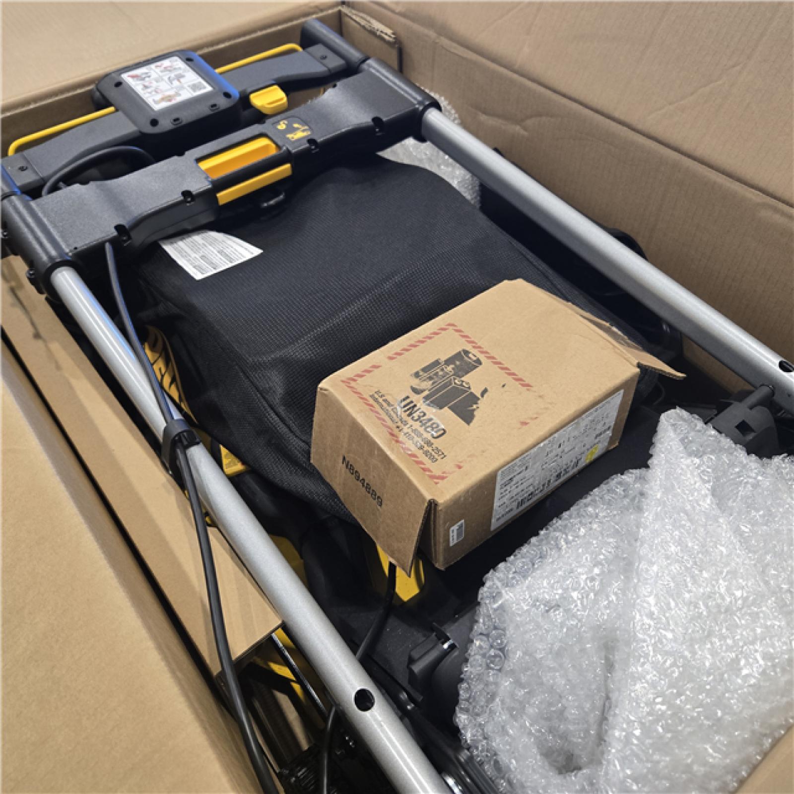 AS-IS DeWalt 2X20V MAX DCMWP234U2 21 in. 20 V Battery Lawn Mower Kit (Battery & Charger)
