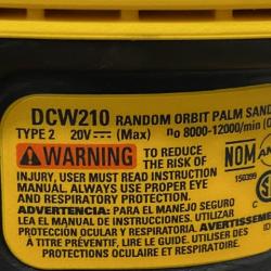 AS-IS DEWALT 20V MAX XR Cordless Brushless 5 in. Random Orbital Sander (Tool Only)