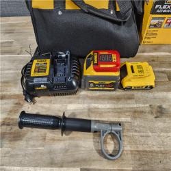 HOUSTON LOCATION - AS-IS DEWALT 20V MAX Cordless Brushless Hammer Drill/Driver 2 Tool Combo Kit with FLEXVOLT ADVANTAGE