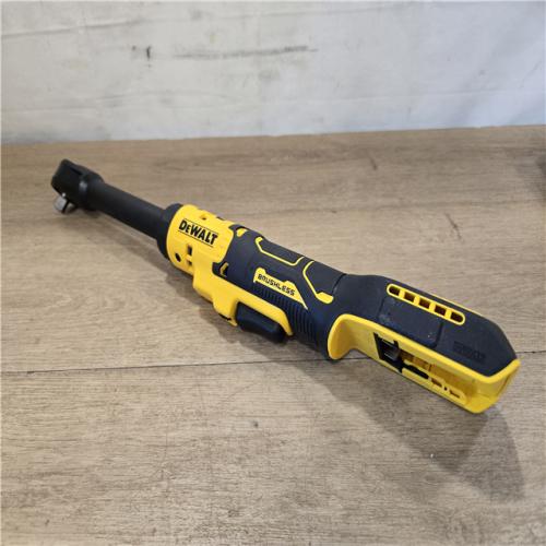 AS-IS DEWALT ATOMIC 20V MAX 3/8 in. Extended Reach Cordless Ratchet (Tool Only)