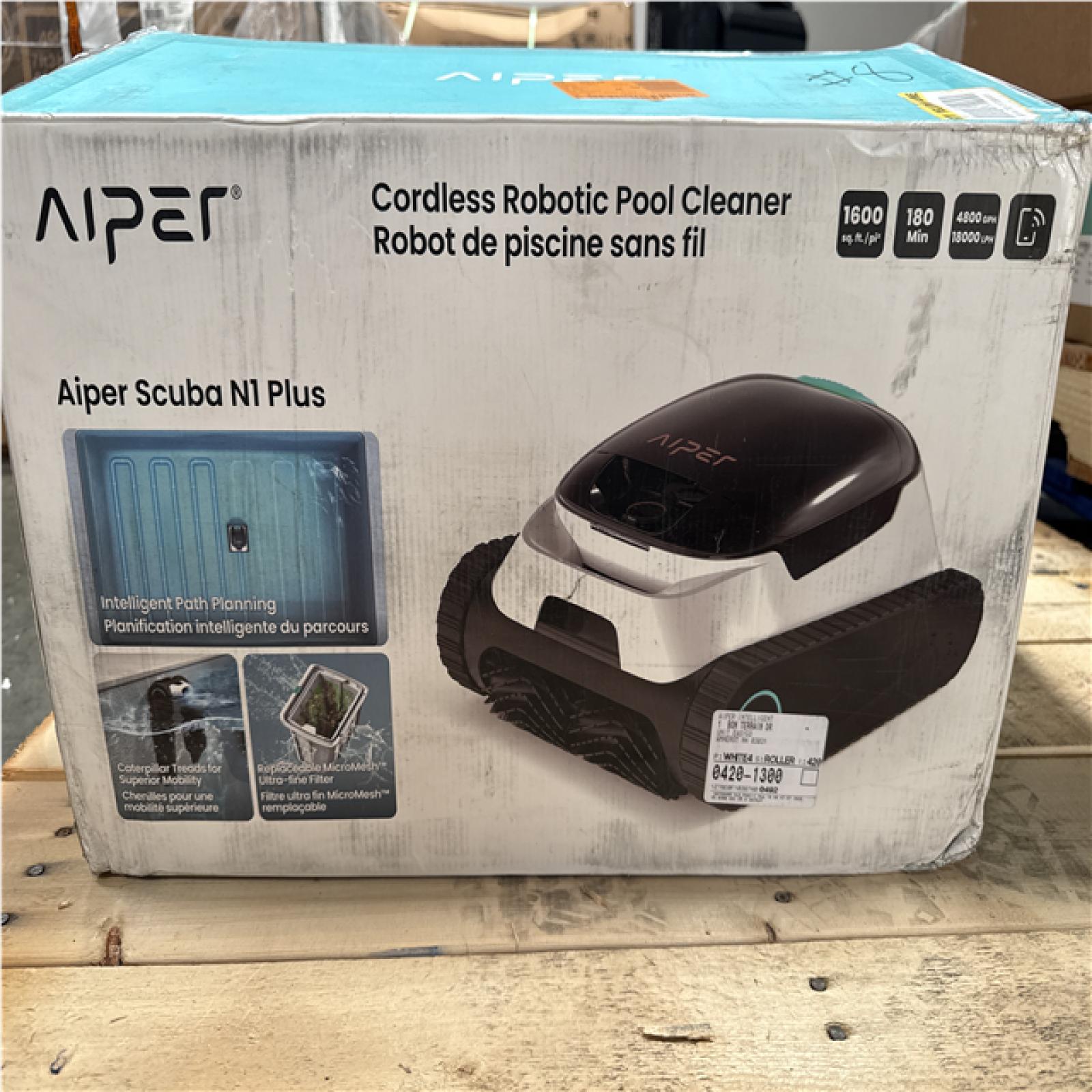 CALIFORNIA AS IS AIPER SCUBA N1 PLUS POOL CLEANER