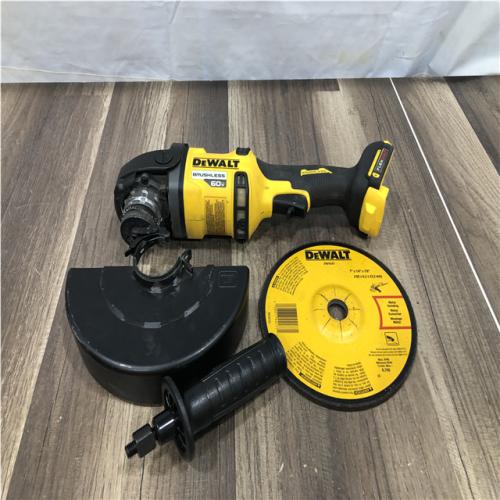 AS-IS DEWALT FLEXVOLT 60V Cordless 7 in. Angle Grinder (Tool-Only)