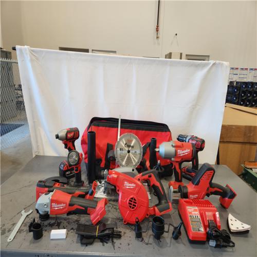 AS-IS- NEW M18 18-Volt Lithium-Ion Cordless Combo Kit 9-Tool with 2-Batteries  Charger and Tool Bag