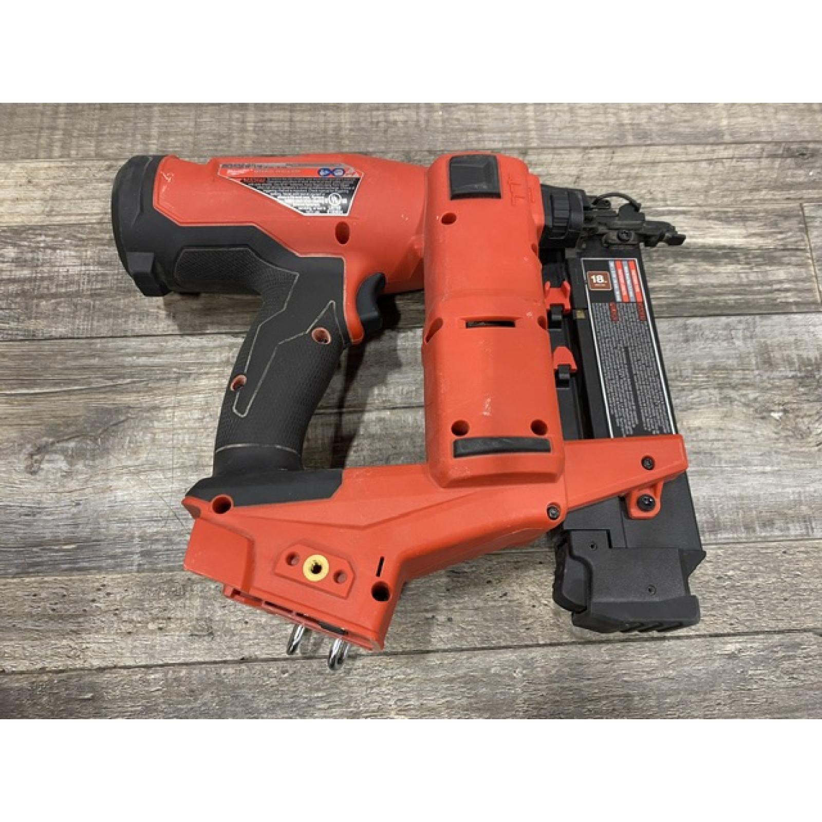 AS-IS Milwaukee  FUEL 18-Volt Lithium-Ion Brushless Cordless Gen II 18-Gauge Brad Nailer (Tool-Only)