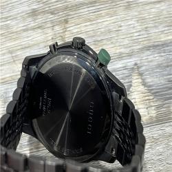 AS-IS Gucci G-Timeless Chronograph Black PVD Steel Quartz Mens Watch YA126225A