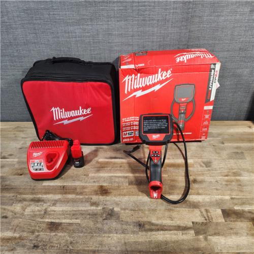 HOUSTON LOCATION - AS-IS MILWAUKEE M12 12V Lithium-Ion Cordless M-SPECTOR 360-Degree 4 Ft. Inspection Camera Kit