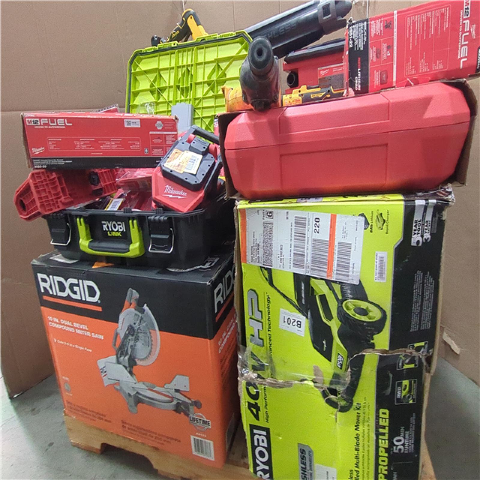 CALIFORNIA AS-IS TOOL PALLET