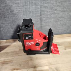 HOUSTON LOCATION - AS-IS (APPEARS LIKE NEW) M12 12-Volt Lithium-ion Cordless 125 Ft. Green 360 3-Plane Laser Level with Automatic Alignment & Receiver