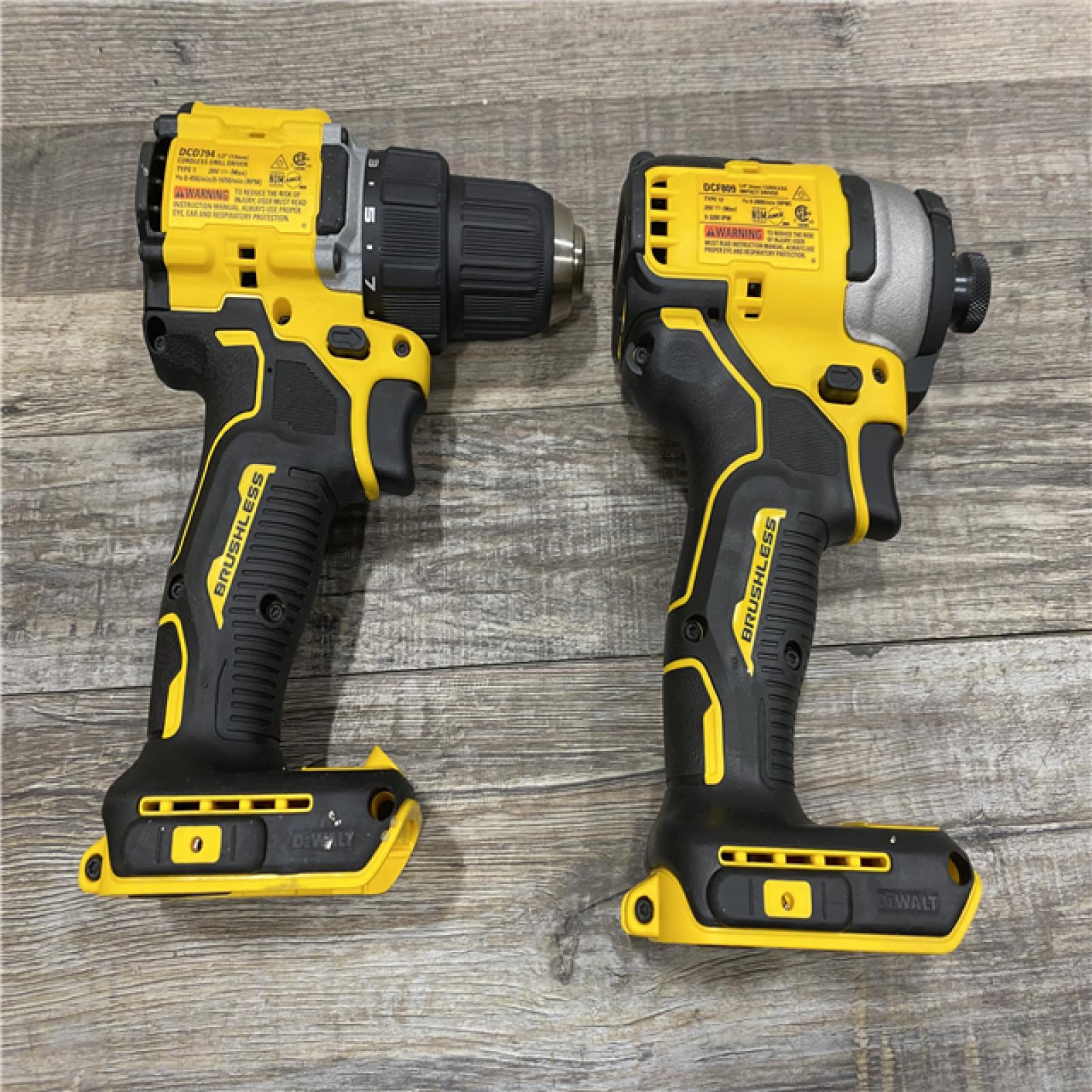 AS-IS DEWALT ATOMIC 20-Volt MAX Lithium-Ion Cordless Combo (2-Tool) Kit