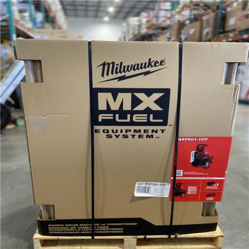 DALLAS LOCATION - Milwaukee MX FUEL Lithium-Ion Cordless POWERTREDZ Sewer Drum