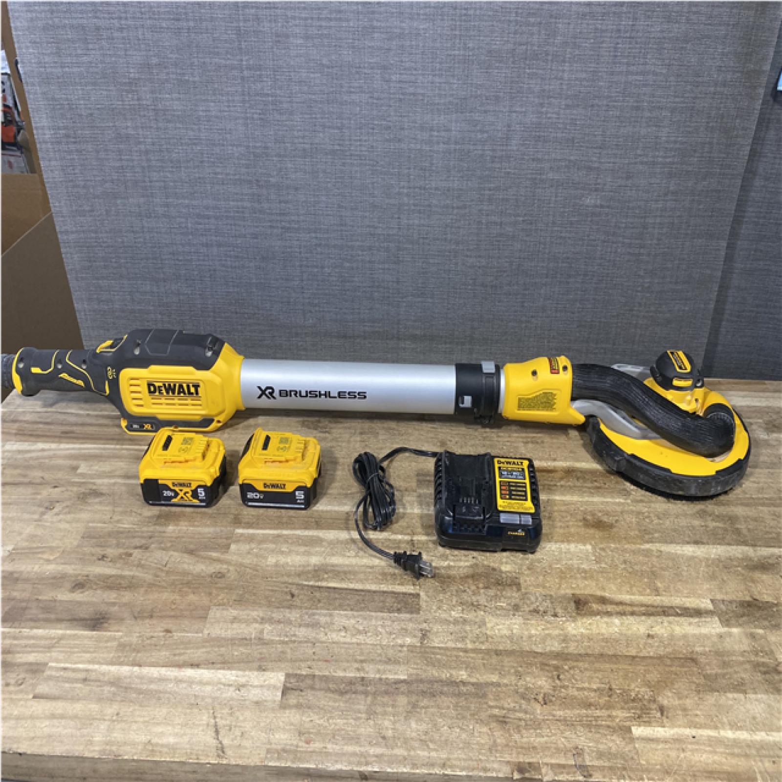 Houston Location AS-IS 20V MAX Cordless 9 in. Drywall Sander with (2) 20V 5.0Ah Batteries and Charger