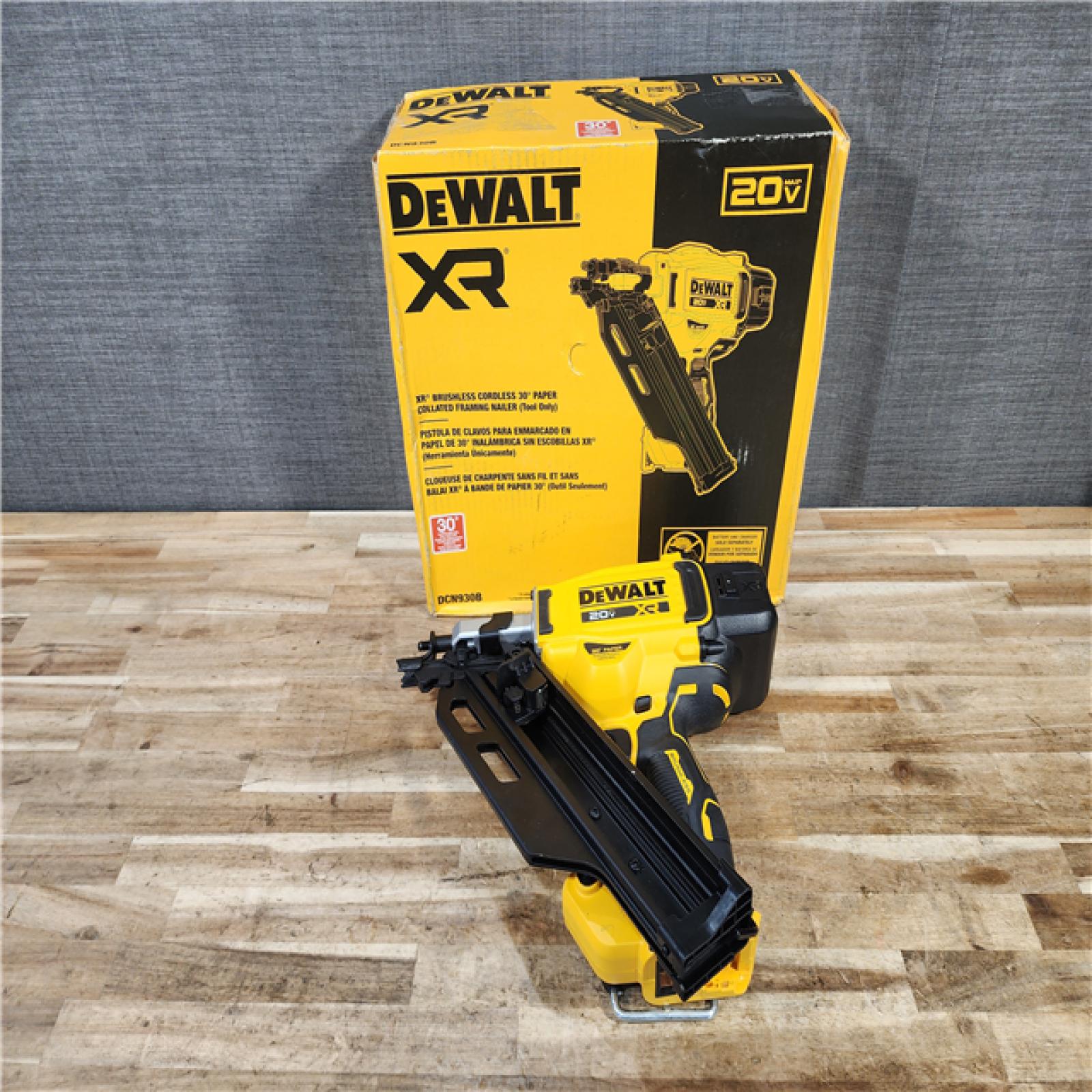 HOUSTON LOCATION - AS-IS DEWALT 20V 30 Degree Cordless Framing Nailer (Tool-Only)