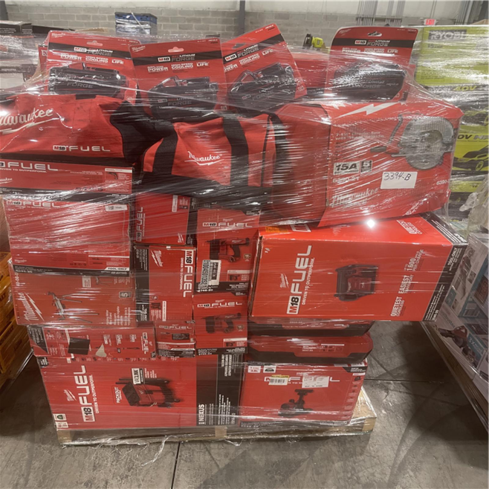 Pittston Location As-Is Power Tools Partial Truckload (15 pallets) 3394-B