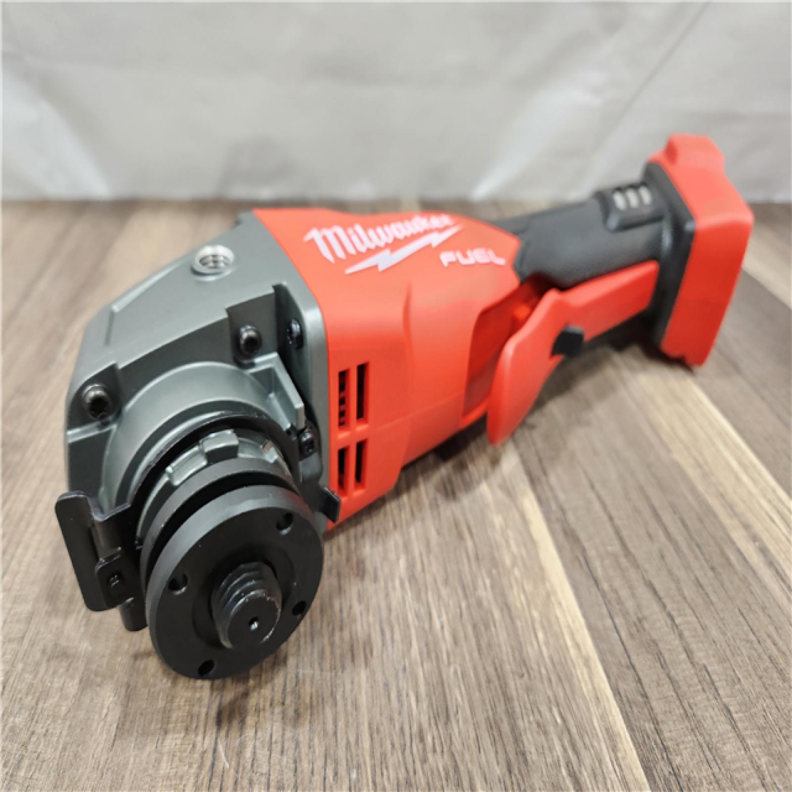 AS-IS- Milwaukee FUEL 18-Volt Lithium-Ion Brushless Cordless 4-1/2 in./5 in. Grinder W/Paddle Switch (Tool-Only)