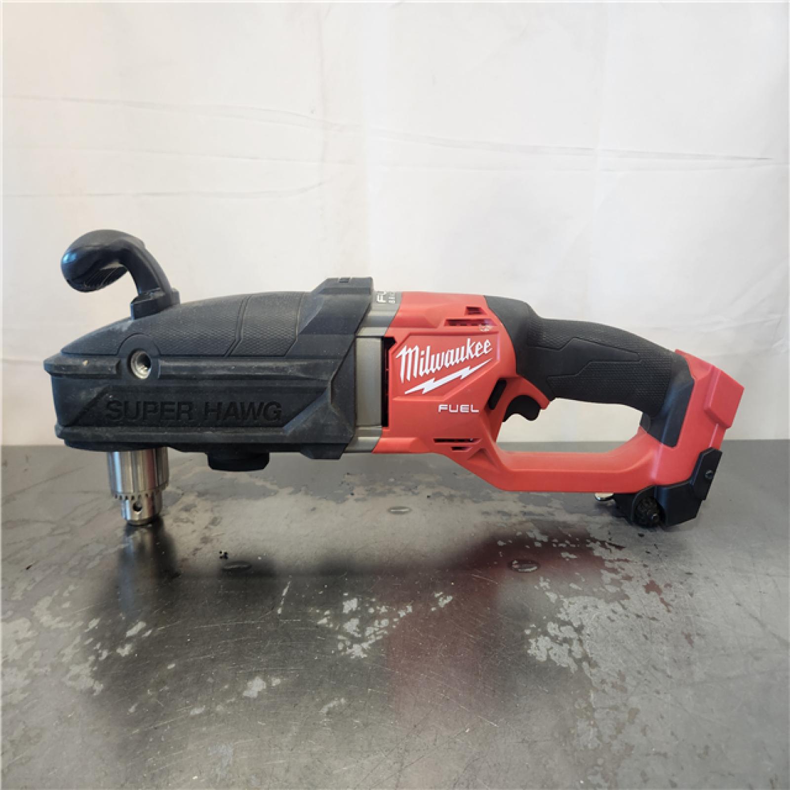 AS-IS- Milwaukee M18 18V Fuel 1/2  Right Angle Drill Super Hawg Cordless Lithium-Ion
