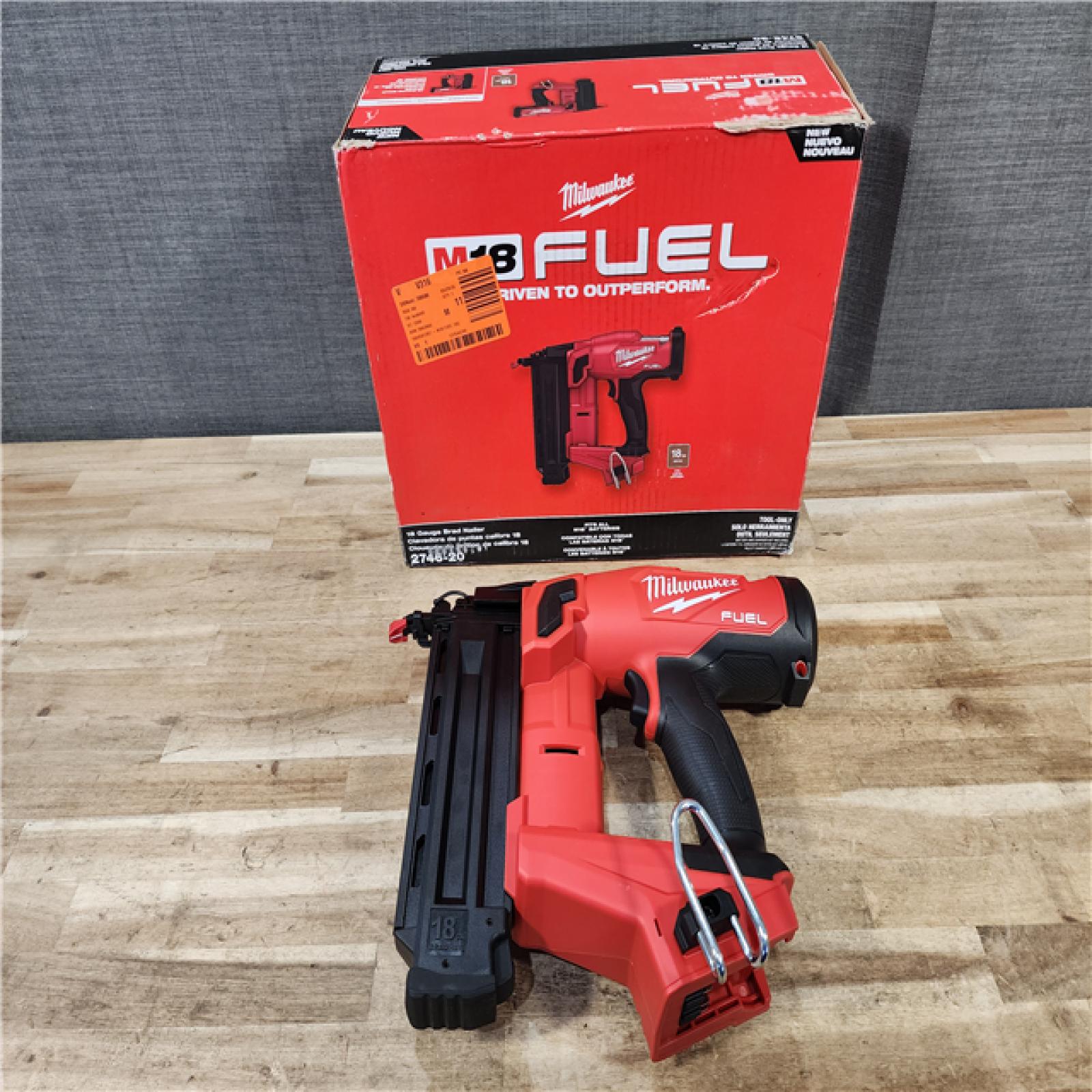 HOUSTON LOCATION - AS-IS (APPEARS LIKE NEW) Milwaukee FUEL 18-Volt Lithium-Ion Brushless Cordless Gen II 18-Gauge Brad Nailer (Tool-Only)