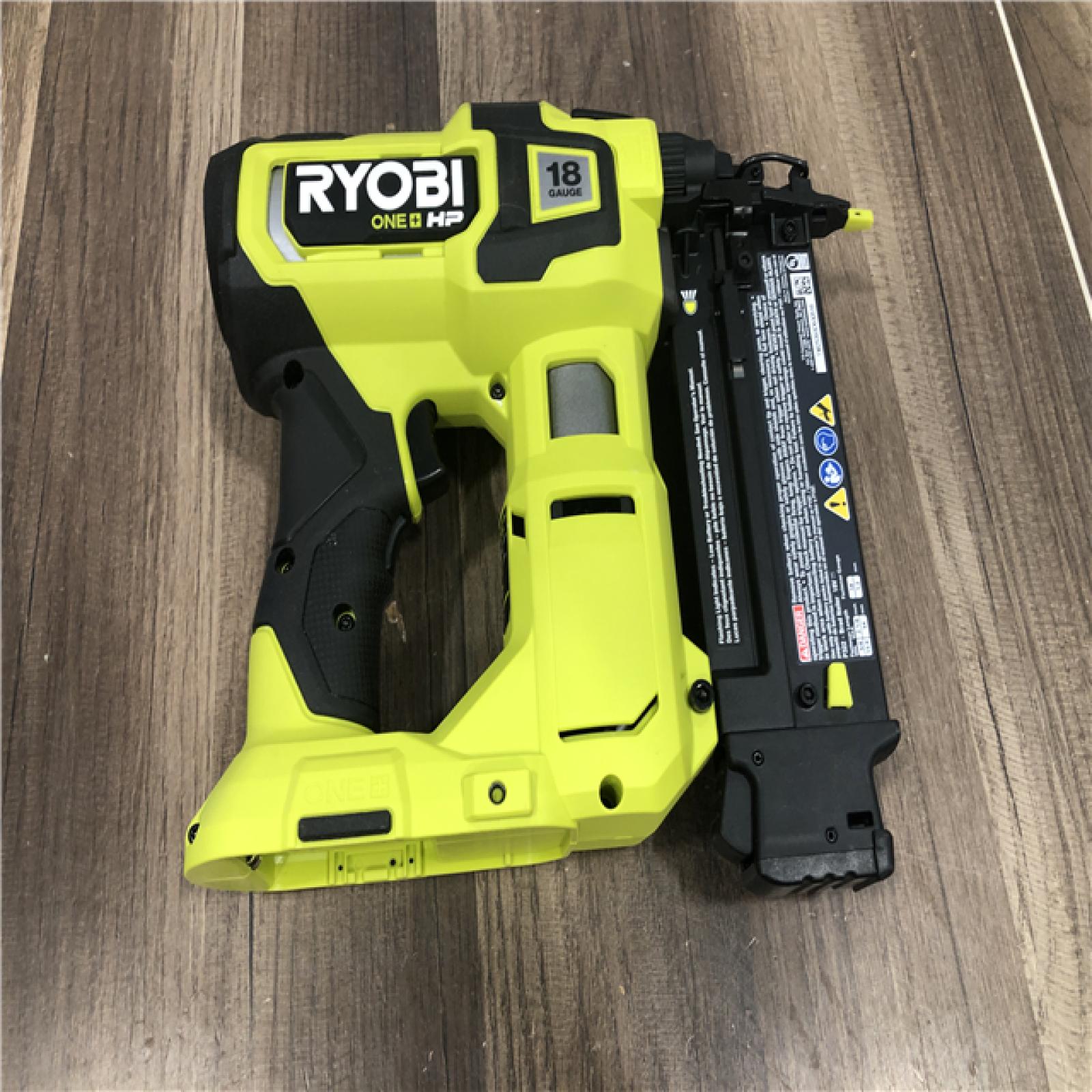 AS-IS RYOBI ONE+ HP 18V 18-Gauge Brushless Cordless AirStrike Brad Nailer (Tool Only)