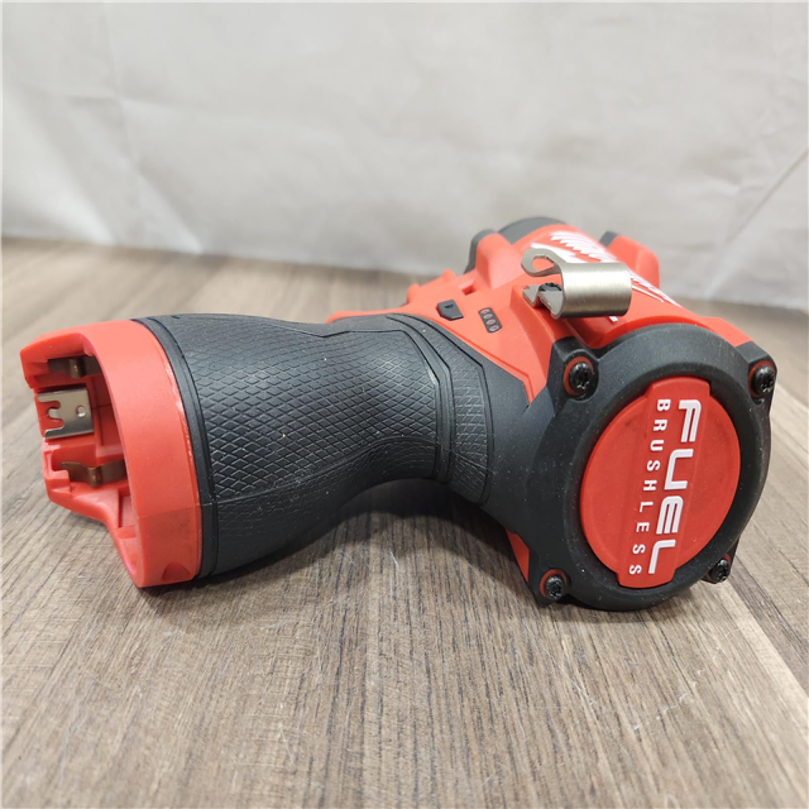 AS-IS- Milwaukee M12 FUEL 12V Lithium-Ion Brushless Cordless Stubby 1/2 in. Impact Wrench (Tool-Only)