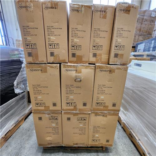 Phoenix Location NEW Seasons Keating Round Toilet Bowl With Tank 1.0 Gallons/ 3.8 Liters a Flush Pallet (12 Toilets)