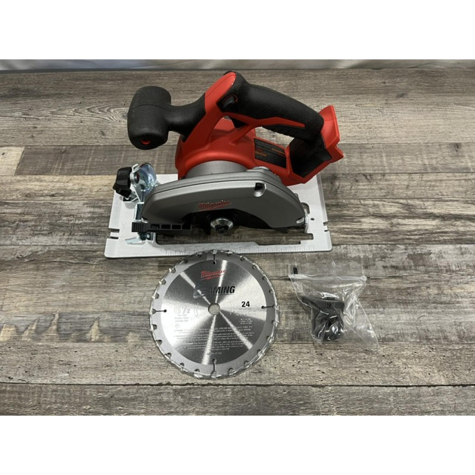 AS-IS Milwaukee 18V Lithium-Ion Cordless 6-1/2 in. Circular Saw (Tool-Only)