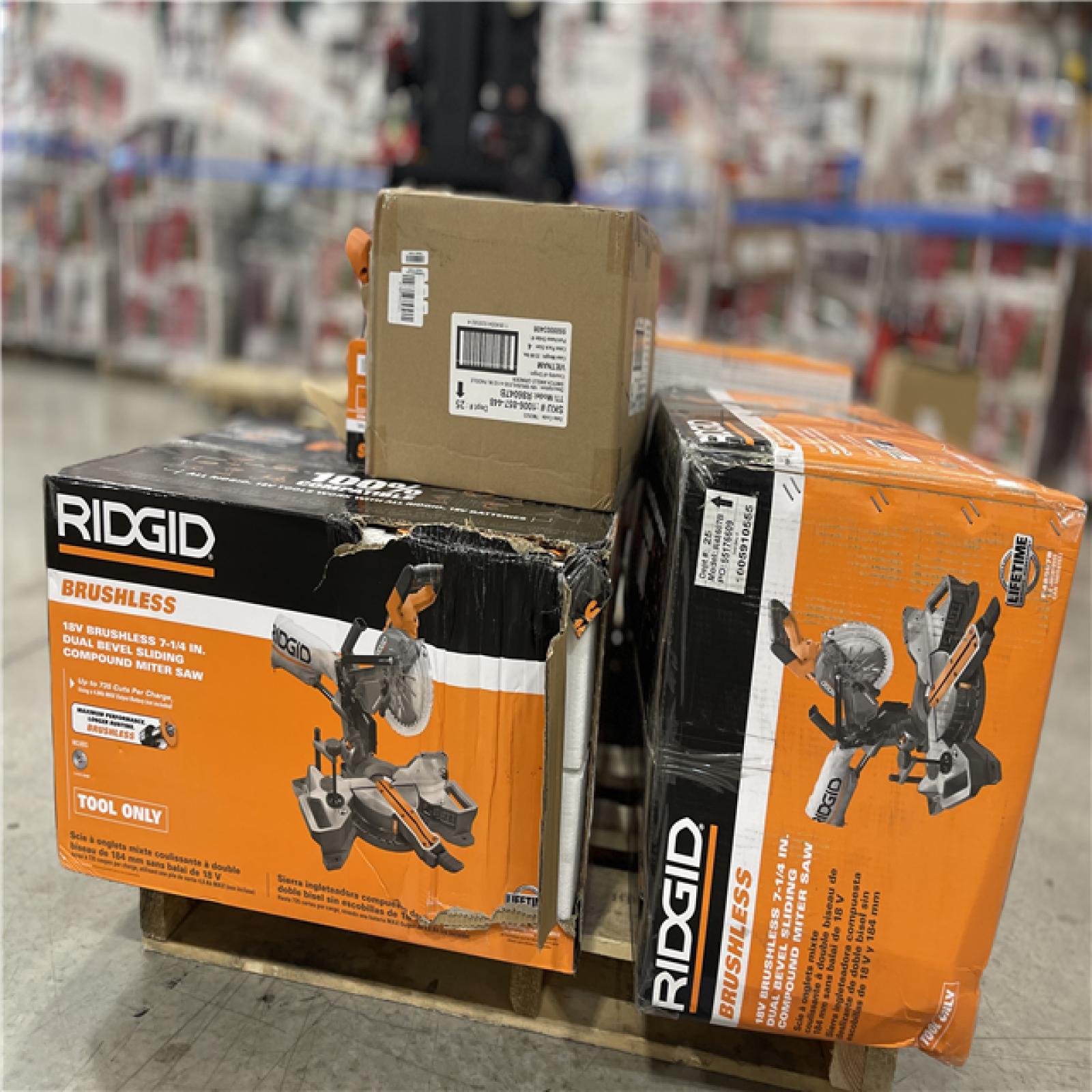 DALLAS LOCATION - AS-IS RIDGID MIXED PALLET
