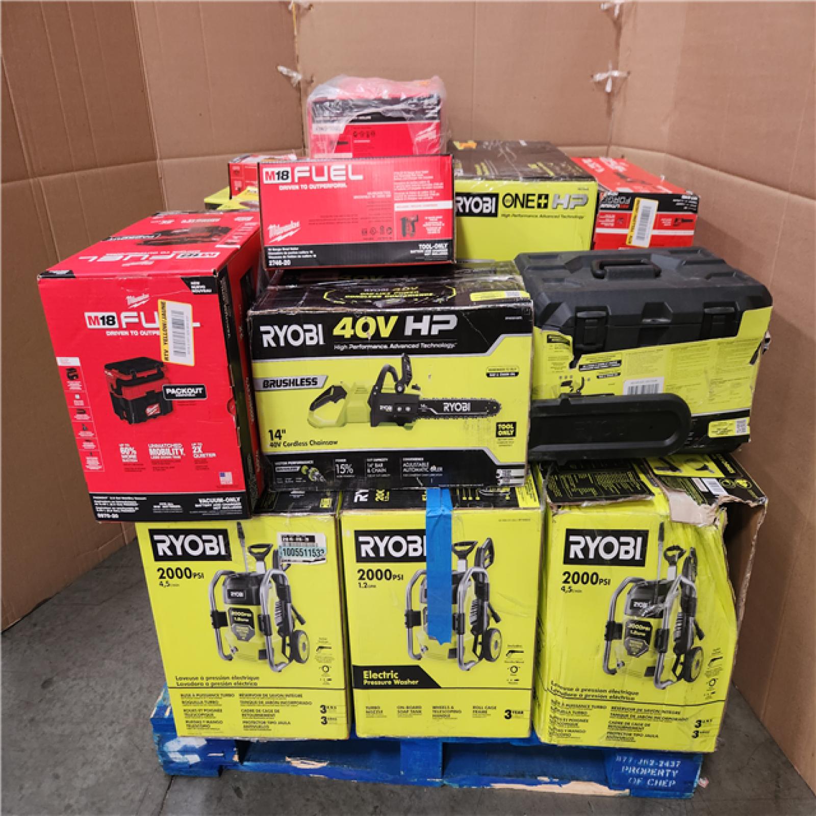 CALIFORNIA AS-IS TOOL PALLET