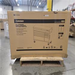DALLAS LOCATION- AS-IS HUSKY Standard-Duty 52 in. W 10-Drawer Mobile Workbench Cabinet