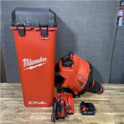 Houston Location AS-IS Milwaukee FUEL 18-Volt Lithium-Iron Cordless Plumbing Drain Snake Auger Kit
