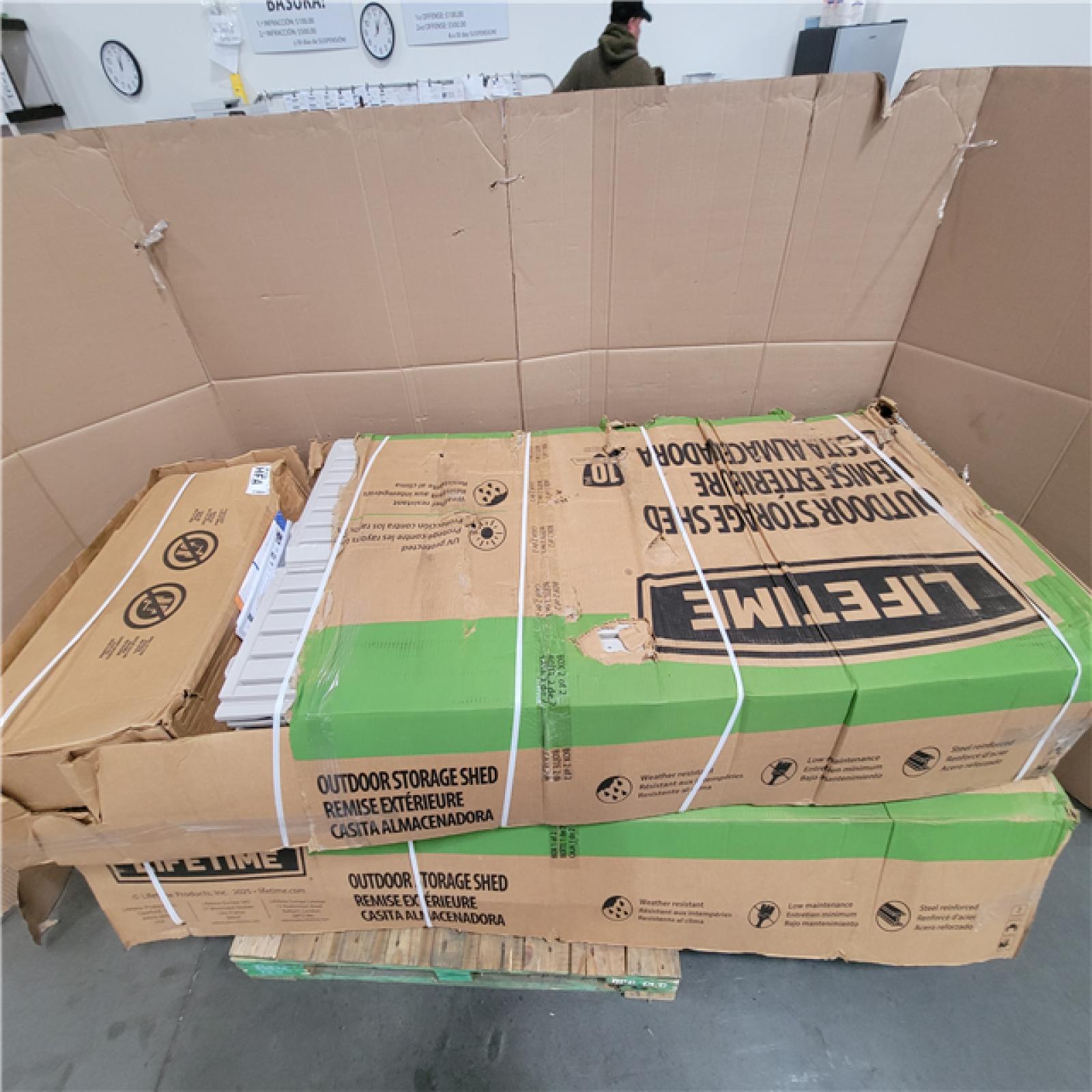 California AS-IS Lifetime Outdoor Storage Shed (Damage Boxes)