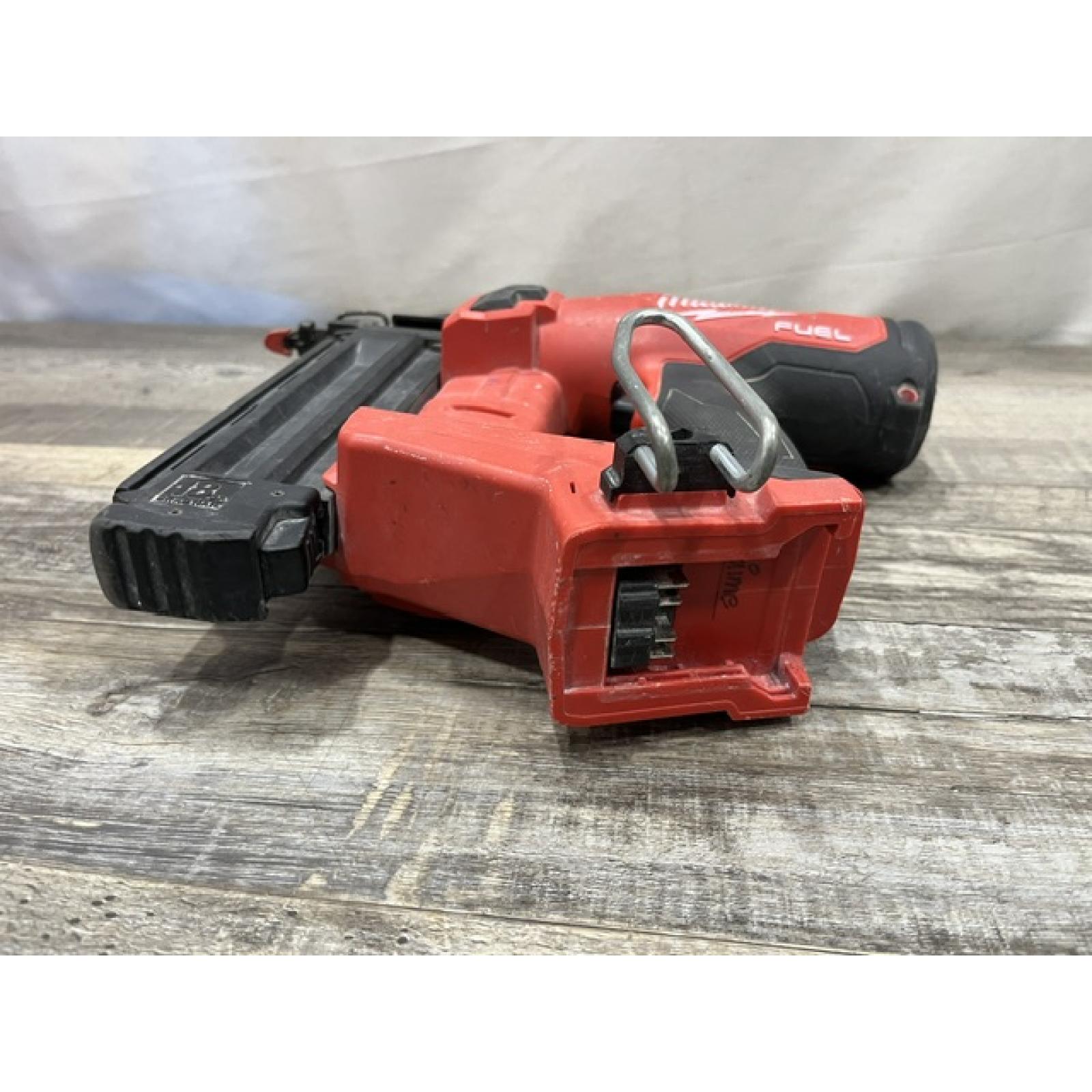 AS-IS Milwaukee FUEL 18-Volt Lithium-Ion Brushless Cordless Gen II 18-Gauge Brad Nailer (Tool-Only)