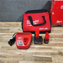 HOUSTON LOCATION - AS-IS Milwaukee FUEL 12-Volt Lithium-Ion Brushless Cordless Hammer Drill and Impact Driver Combo Kit