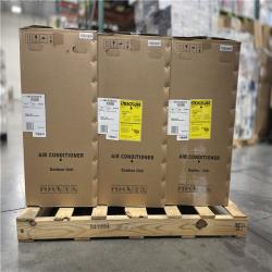 DALLAS LOCATION - NEW! JOHNSON CONTROLS AIR CONDITIONER PALLET-(3 UNITS)(OUTDOOR UNIT ONLY)