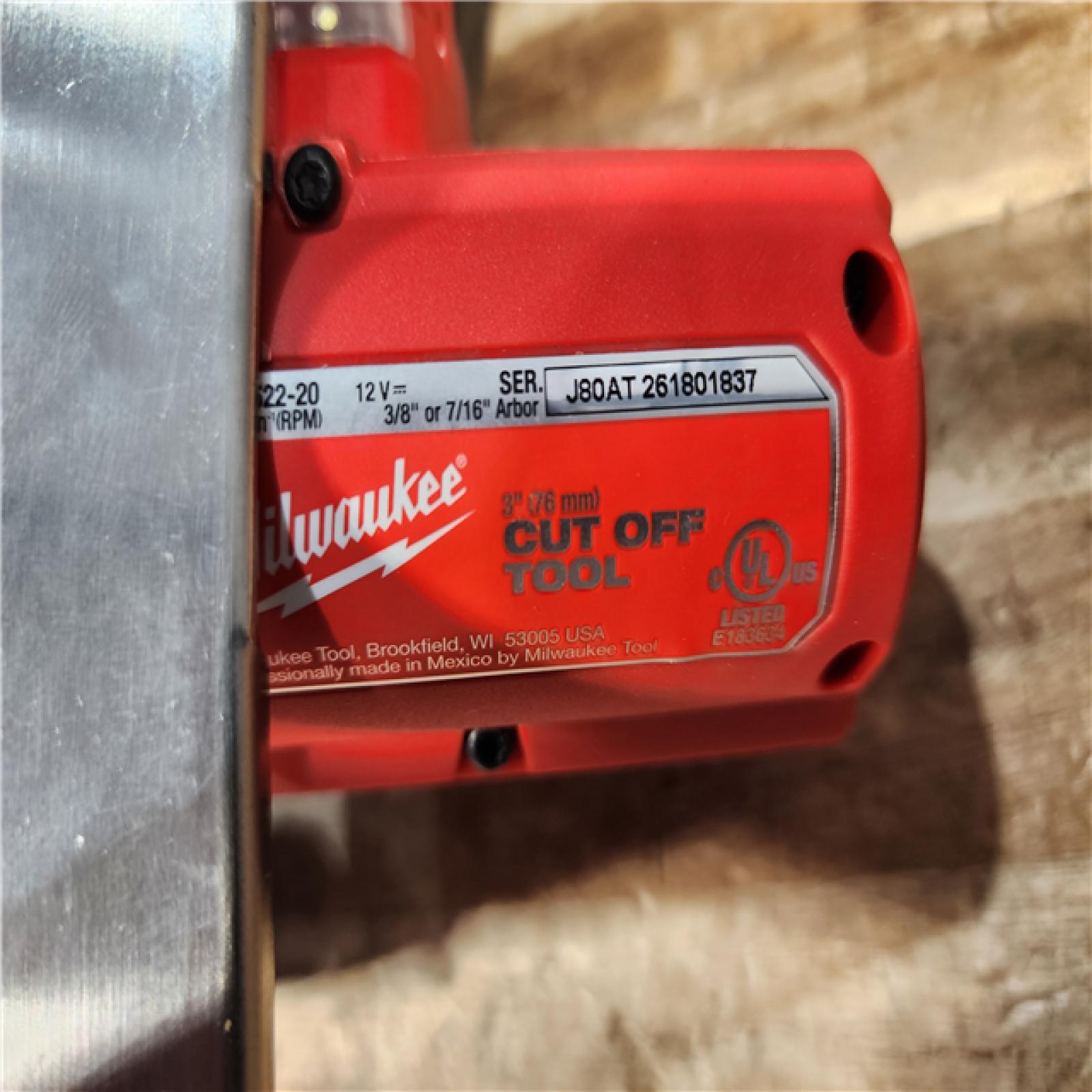 HOUSTON LOCATION - AS - IS Milwaukee FUEL 12V Lithium-Ion Brushless Cordless 3 in. Cut Off Saw (Tool-Only)